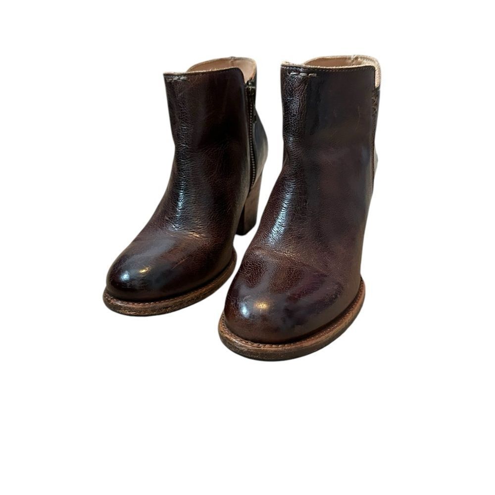 Bedstu Yell 7 Leather Booties in Black Teak | Size 9 - Picture 9 of 12
